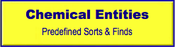 Chemical Entities, Sorts and Finds